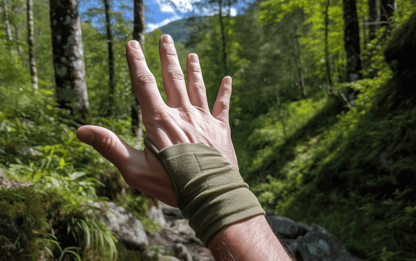 hand swelling while hiking