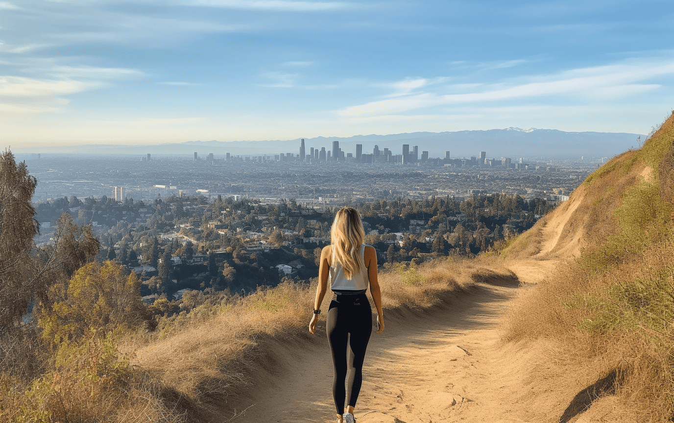 going on a hike in Los Angeles